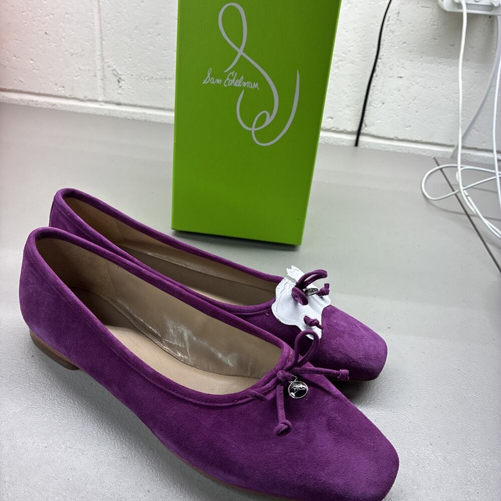 Sam Edelman Meadow Dark Orchid I5383L9500 Women's Size 8.5 Medium New With Box